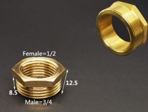 Messing Reduzierhülsen mit Aussen-/ Innengewinde