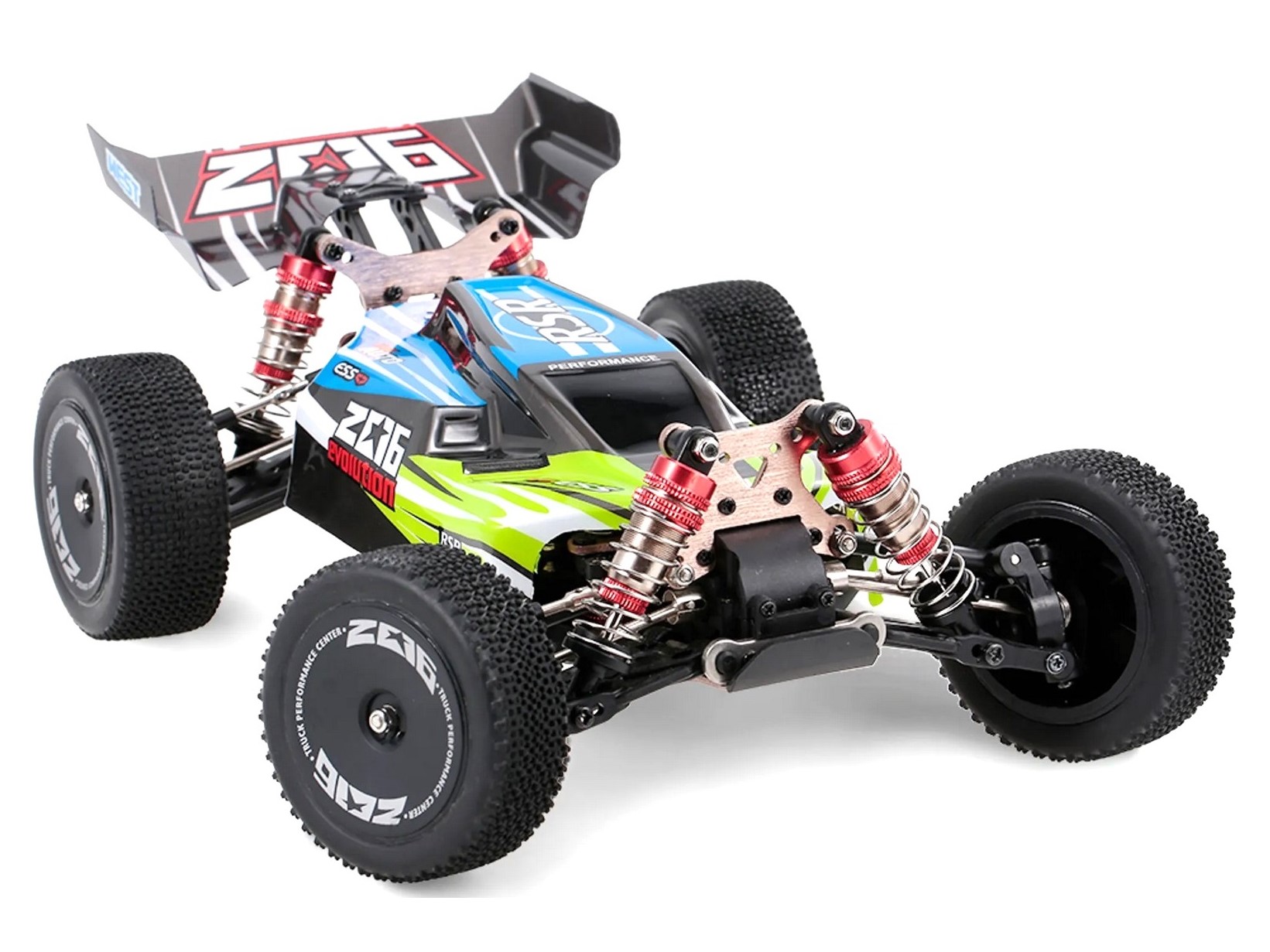 RC Buggy Z06 Evolution 4WD RC-Car - RTR-Komplett-Set 1:14 WLToys – Bild 2