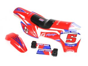 Karosserie Set rot/blau, SK-700002-70 zu Super Rider SR5 / SR4, SkyRC