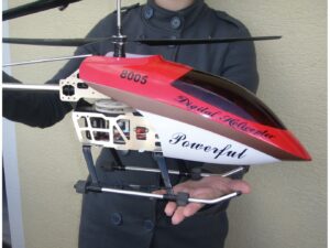 Div. Ersatzteile 3-Kanal Helikopter Shark 8005 Alu 105cm RTF mit Gyro