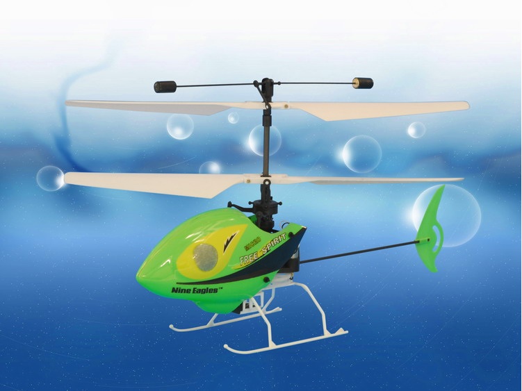 4 K Koax Heli Free Spirit Grün, Single Unit, Nine Eagles