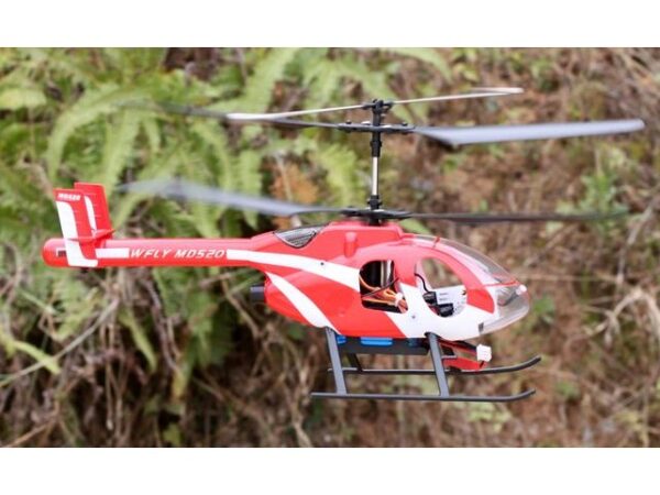Ersatzteile Diverse zu RC Heli Koaxial MD520 RTF 4 Kanal, rot, WFLY / GFLY – Bild 3