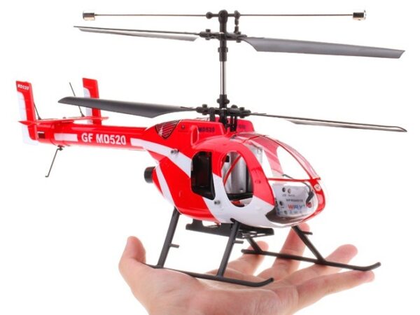 Ersatzteile Diverse zu RC Heli Koaxial MD520 RTF 4 Kanal, rot, WFLY / GFLY – Bild 2