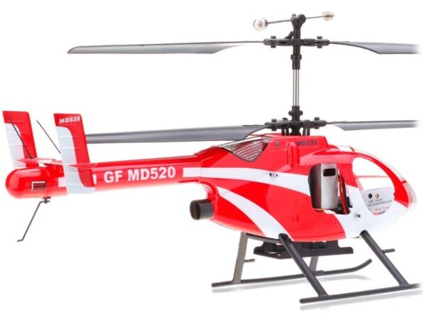 Ersatzteile Diverse zu RC Heli Koaxial MD520 RTF 4 Kanal, rot, WFLY / GFLY – Bild 4