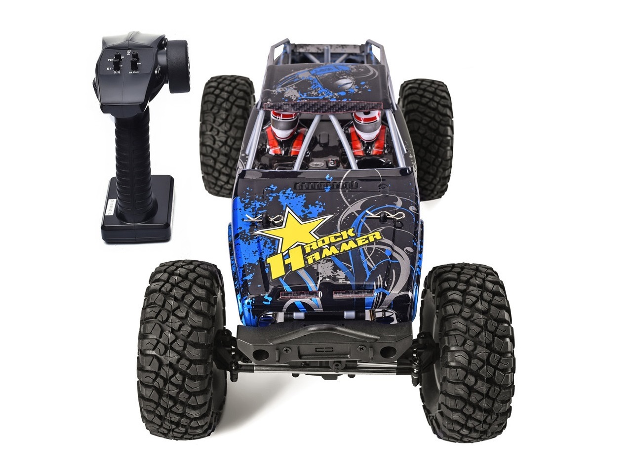 RGT-Racing Rock Hammer 1:10 - 4WD - BLAU, RTR-Set – Bild 4