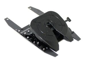 Sattelplatte, Sattelkupplung Aluminium, schwarz für 1:14 RC-Trucks ( Tamiya )