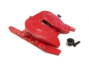 Sattelplatte, Sattelkupplung Aluminium, rot für 1:14 RC-Trucks ( Tamiya )