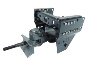 Anhängerkupplung, schwarz für 1:14 RC-Trucks ( Tamiya ) - JD-95