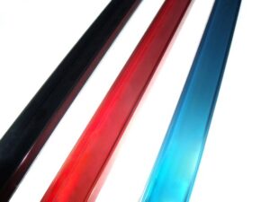 ALU Chassis-Rahmenprofil - ROT, 2x700mm für 1:14 RC-Modelle ( Tamiya ) - 2-er Set