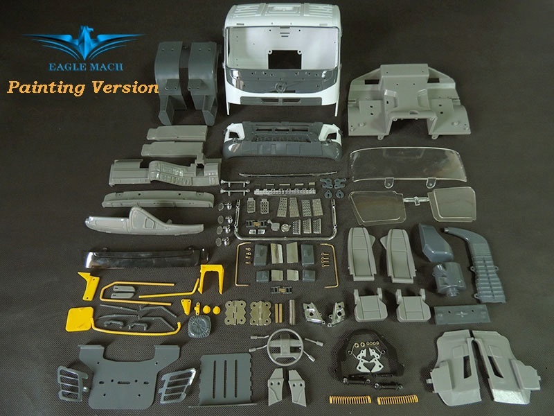 Kabinenhaube Volvo FMX für Tamiya 1:14 RC-Modelle und andere – Bild 2