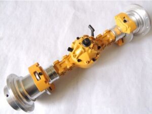 Antriebsachse komplett, vorne - grau - zu Radlader 1:12