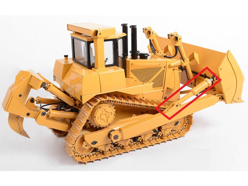Schaufel-Zylinder zu RC Bulldozer - Planierraupe 1:14, Hydraulic Earth Dozer