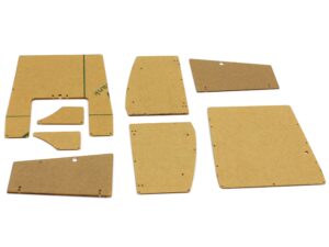 Scheiben-Set zu Lesu Baggerlader Aoue BL71