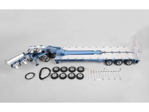 Tieflader - Sattelauflieger, Swingwing 3x8 mit 2x8 Dolly-Auflieger