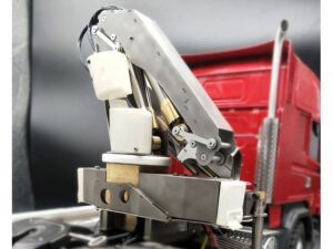 Hydraulischer Anbaukran / Ladekran Yunkun zu 1:14 Tamiya, KIT-Bausatz