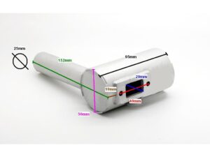 Schalldämpfer / Auspuff links zu 100ccm DZY100T