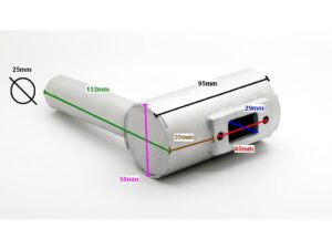 Schalldämpfer / Auspuff rechts zu 100ccm DZY100T
