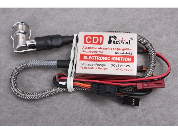 Elektronische Zündung zu 1-Zylinder Benzinmotoren u.a. DLE55, DL, DLA, von RCEXL