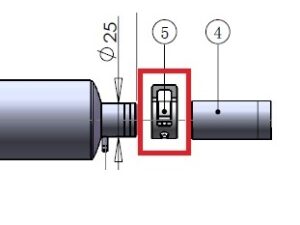 Klammer 25mm zu Kanisteranlage DLE111