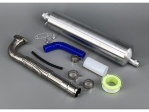 Kanister-Schalldämpfer-Set mit Smoke zu DLE55 / 65 / 111 / 120 / 130