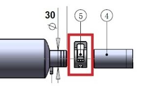 Klammer 28mm zu Kanisteranlage DLE170