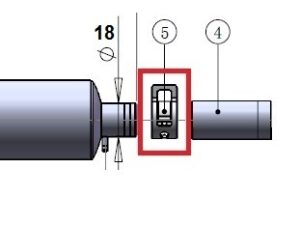 Klammer 16mm zu Kanisteranlage DLE20RA