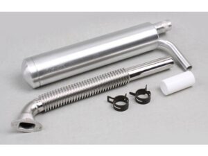 Kanister-Schalldämpfer mit Auspuffkrümmer zu DLE55, DA50, EME55