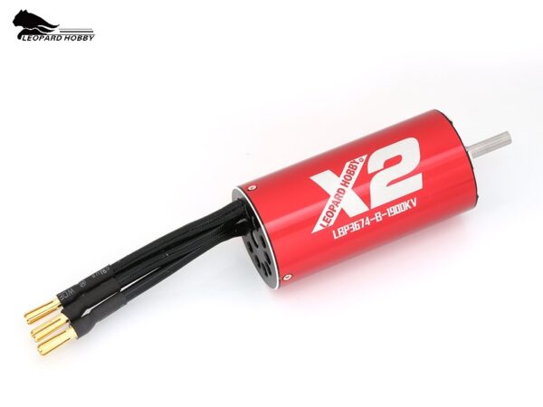 Leopard Brushless Inrunner LBP3674/X2-3.5D, 1900KV - 4-Pole