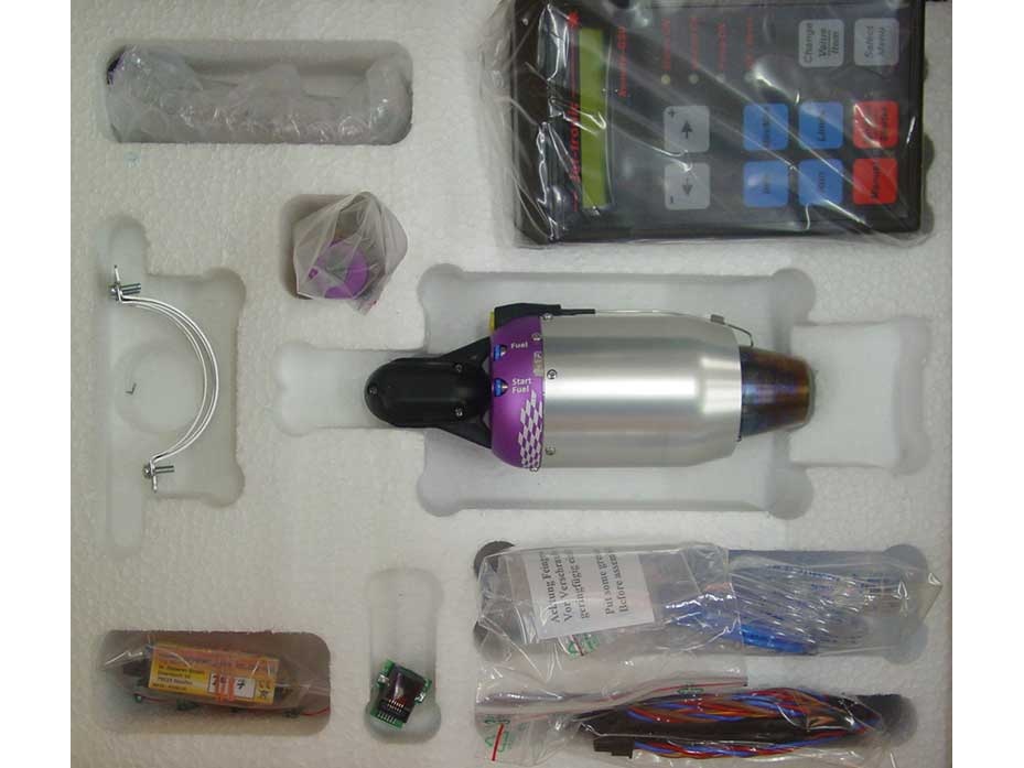 Kerosen Jet-Turbine JetCat P20SX mit Kerosen-Start 2.4 kg Schub – Bild 3