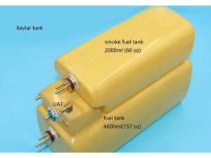 Benzintank/Hoppertank-Set - Kevlar - 4600ml, Pilot-RC