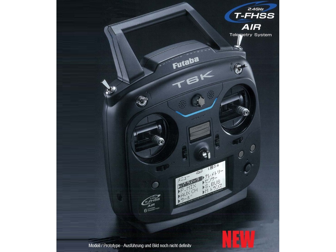 Futaba Sender T6K mit R3006SB - 2.4GHz - T-FHSS Air - Mode1 – Bild 2