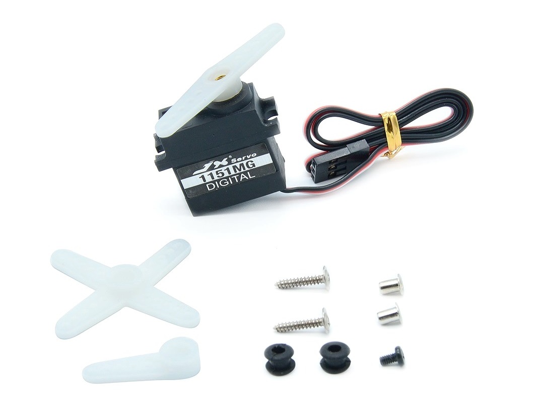 JX-Servo PDI-1151MG, Stellkraft 3.6kg - 23.2x12.5x25.6mm - wasserdicht – Bild 5