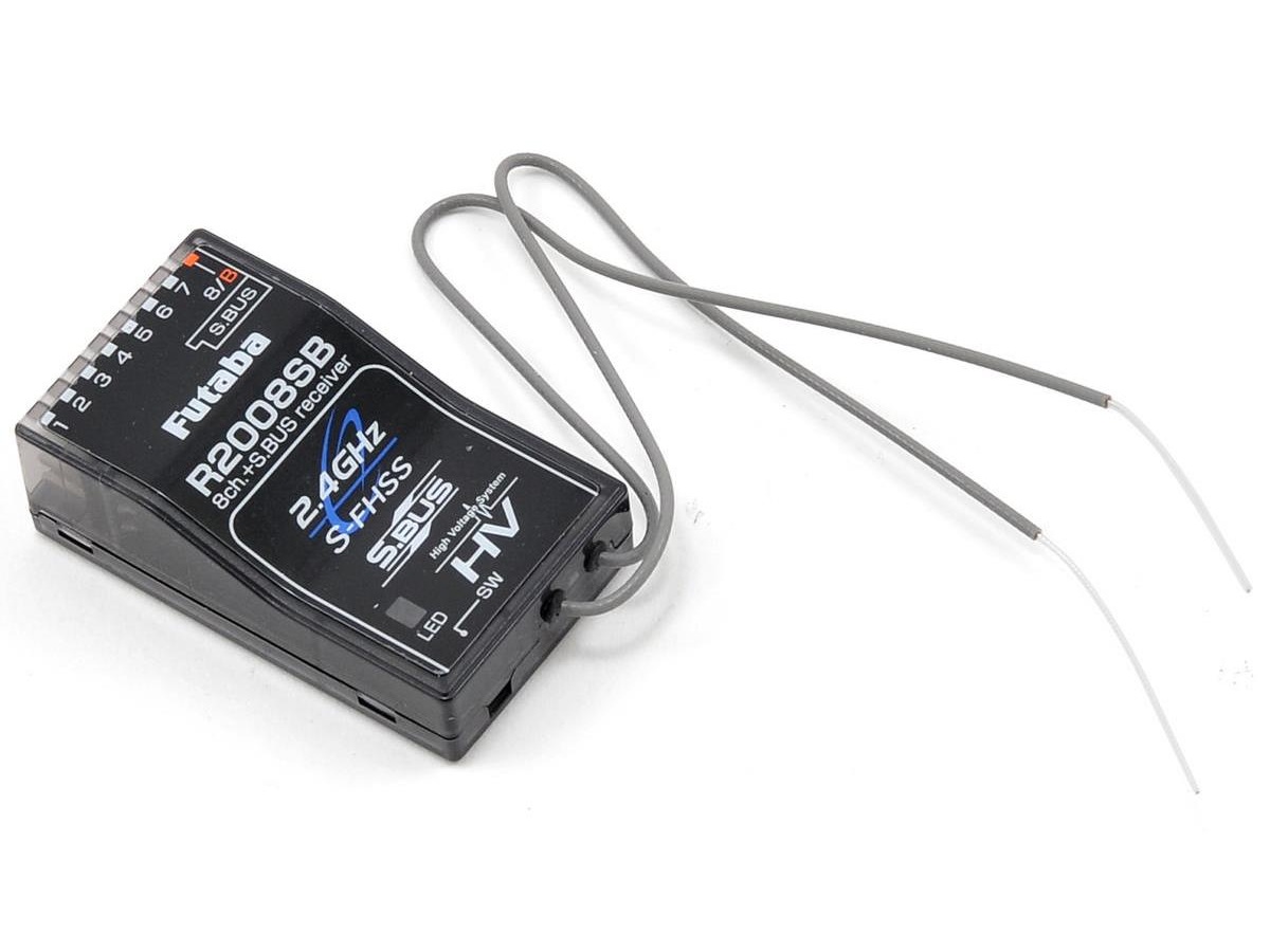 Empfänger 8-Kanal mit S.Bus R2008SB 2.4GHz S-FHSS/FHSS HV Futaba