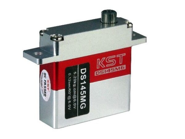 KST Servo DS145MG Digital, 10mm, mit Aluminium Gehäuse, Stellkraft 5.2kg