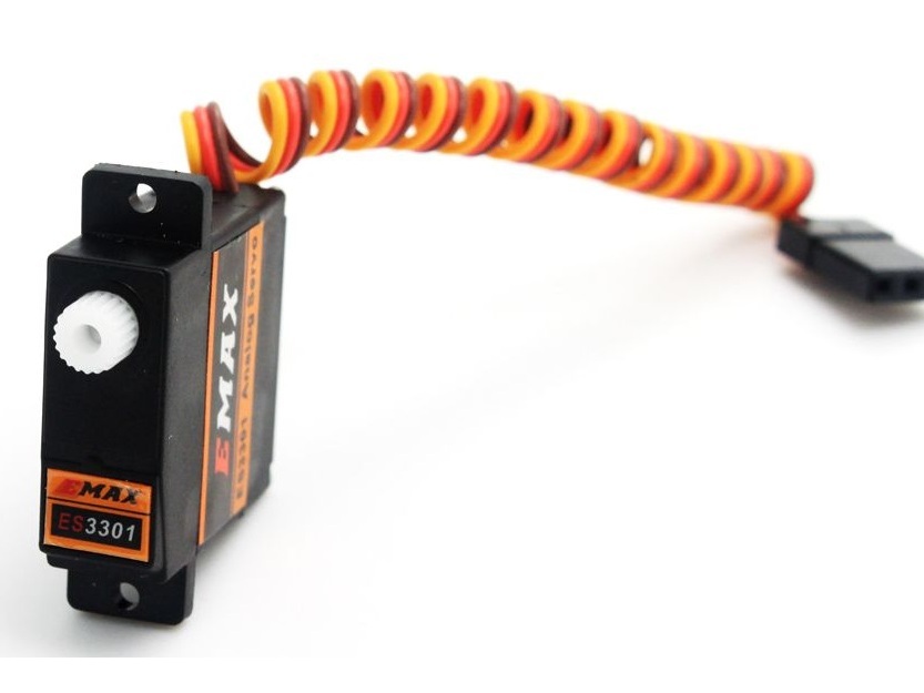 Emax Flächenservo ES3301, 10.6gr, 2.2kg Stellkraft, 9mm – Bild 2