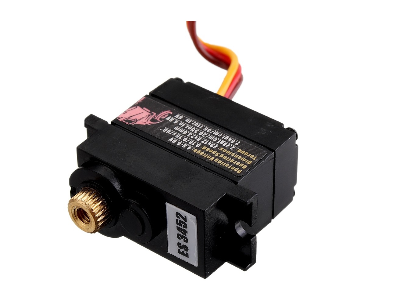 Emax RC Car Servo ES3452 MG, 16gr, 2.6kg Stellkraft, wasserdicht – Bild 3