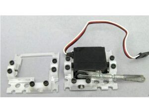 Servohalterung Aluminium SM CNC für Futaba Servo S3150 Set 2Stk.