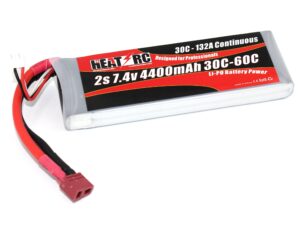 HEAT-RC, LiPo Akku 2S / 7.4V 4400mAh 30C - T-Plug