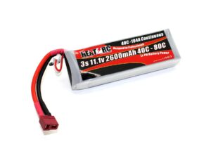 HEAT-RC, LiPo Akku 3S / 11.1V, 2600mAh 40C-80C - T-Plug