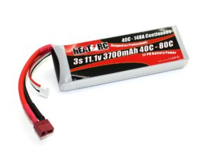 HEAT-RC, LiPo Akku 3S / 11.1V, 3700mAh 40C-80C - T-Plug