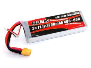 HEAT-RC, LiPo Akku 3S / 11.1V, 3700mAh 40C-80C - XT60
