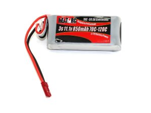 HEAT-RC, LiPo Akku 3S / 11.1V, 850mAh 70C-120C - JST