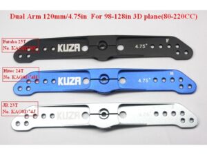 KUZA ALU-Servoarm doppelt 23T, 120mm für JR Servos