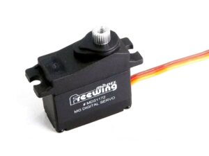 Servo 17 Gramm mit Metallgetriebe, digital, 500mm Kabel - Freewing - MD31172-450
