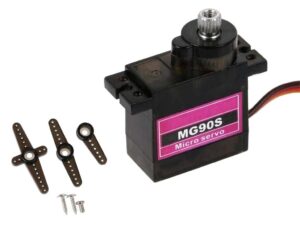 Servo MG90S TowerPro Metallgetriebe mit 2.2kg Stellkraft, 13.4g