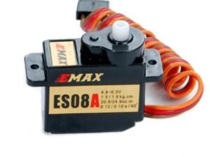 Emax Micro Servo 9gr ES08A II, 23x11.5x24mm, Stellkraft 1.8kg/cm