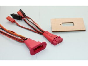 Servo Flächenverbindungskabel für 2 Servos und 2 LED - 110cm, Pilot-RC