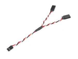 Y-Servokabel JR, 15cm lang, 22AWG, 0.32mm² - twisted