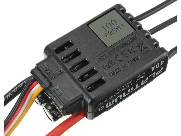 Hobbywing Regler Platinum 40A - V4 - 2-4S - mit BEC – Bild 2