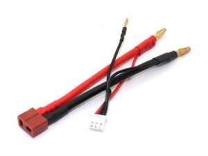 Anschlusskabel T-Plug auf Banana Stecker 4mm mit Balanceranschluss